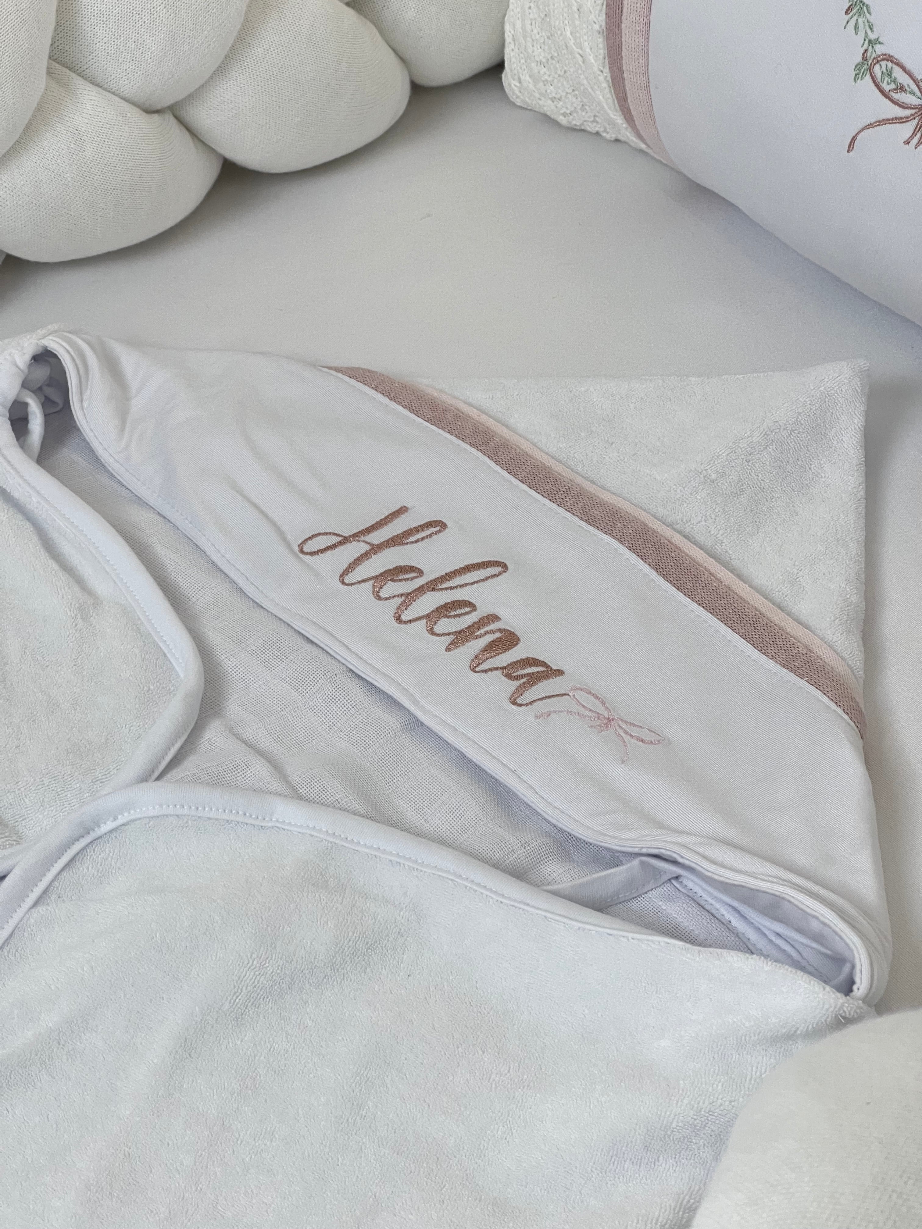 Toalha de Banho com Capuz com nome Personalizado