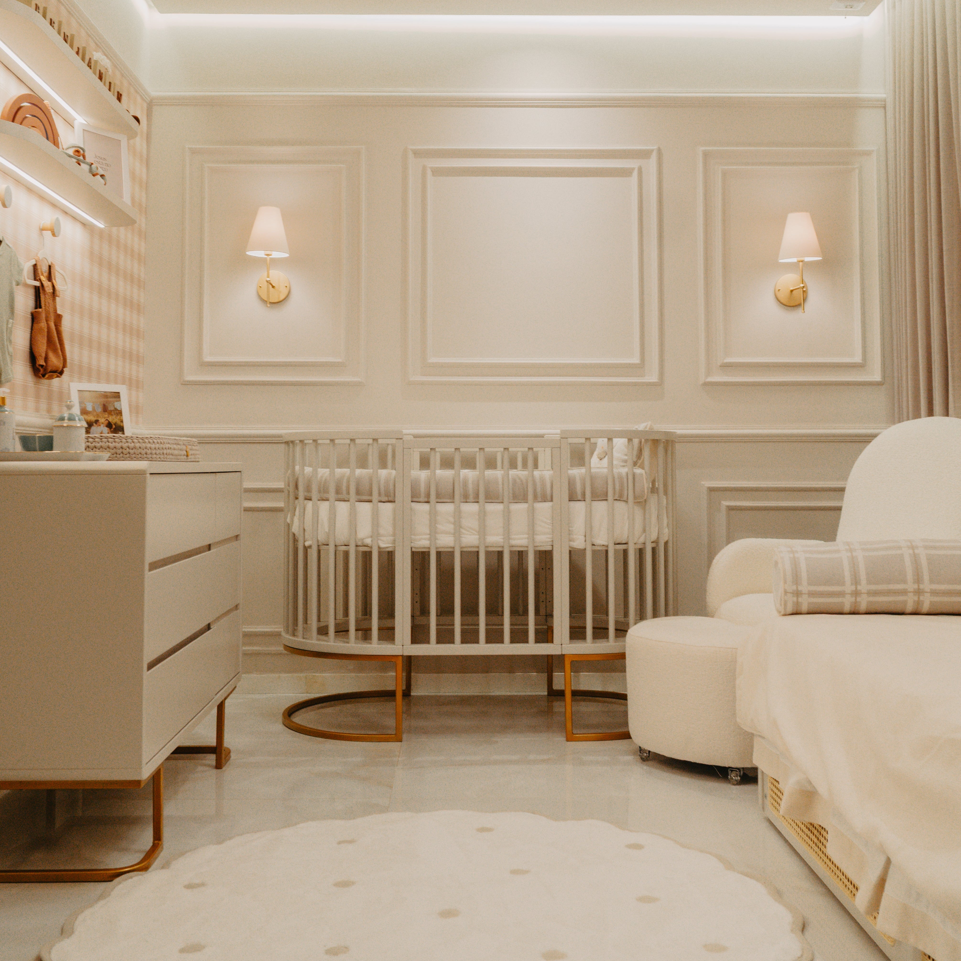 Berço Sonhos Up 4 em 1 pés metálicos - 526