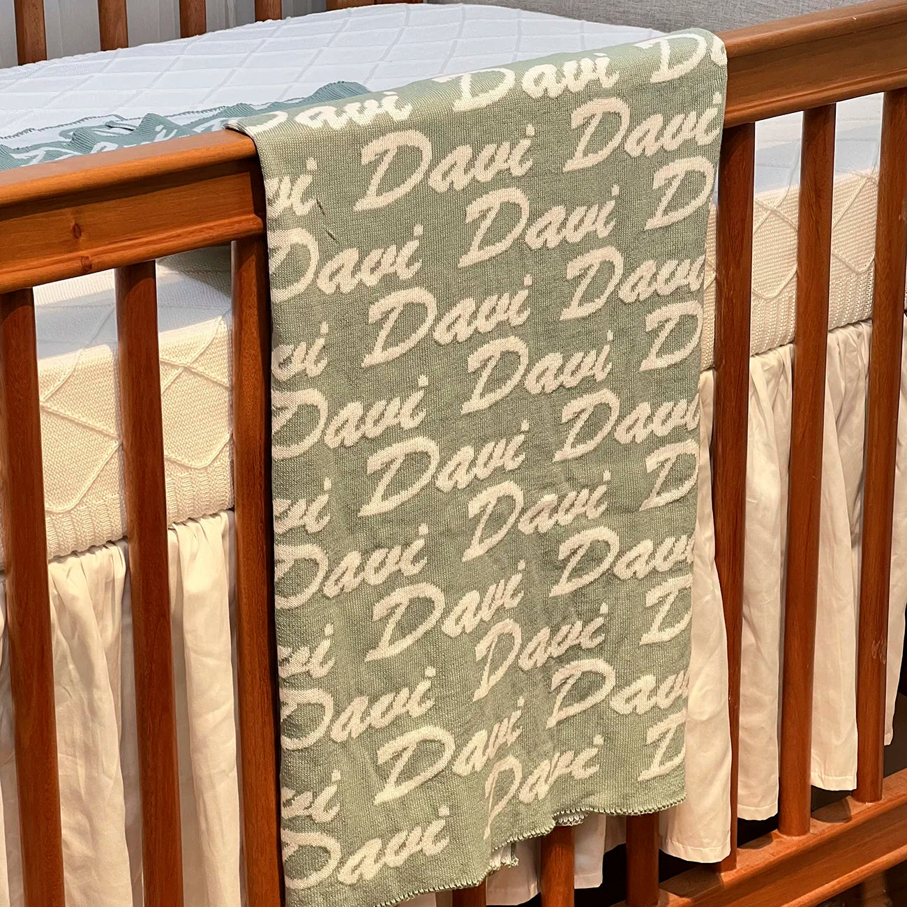 Manta Tricot com Nome Personalizado