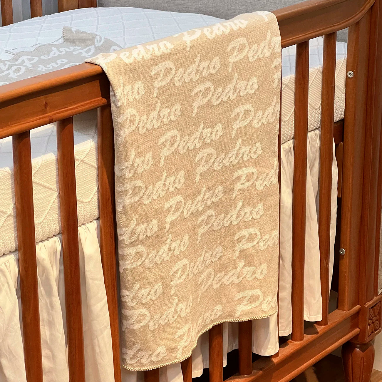 Manta Tricot com Nome Personalizado