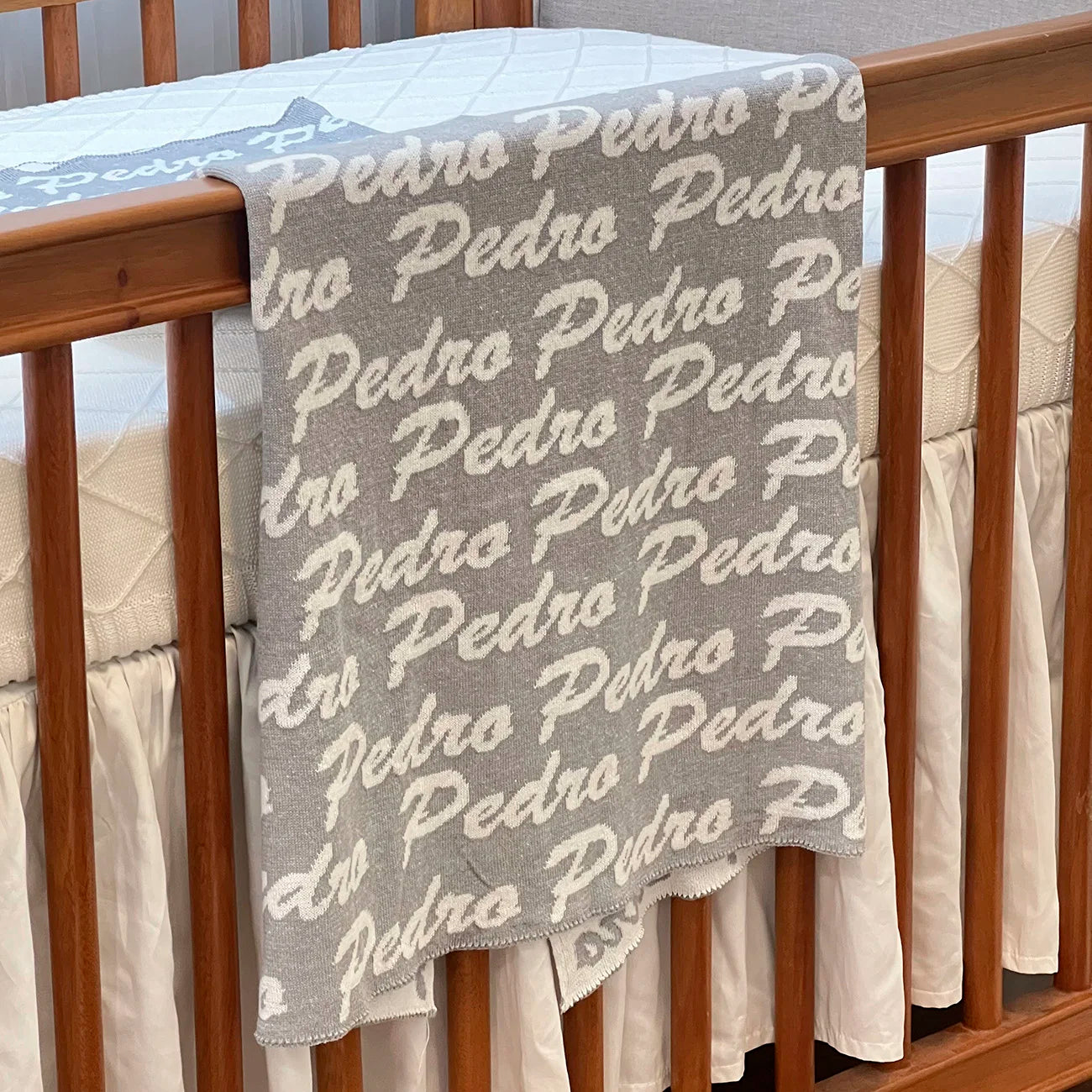 Manta Tricot com Nome Personalizado