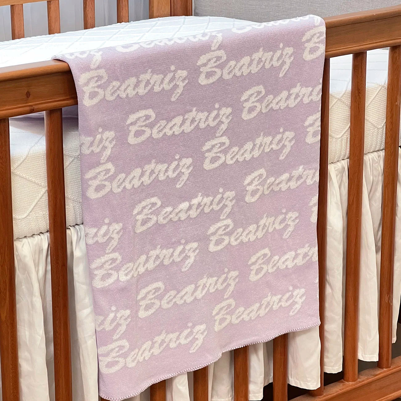 Manta Tricot com Nome Personalizado