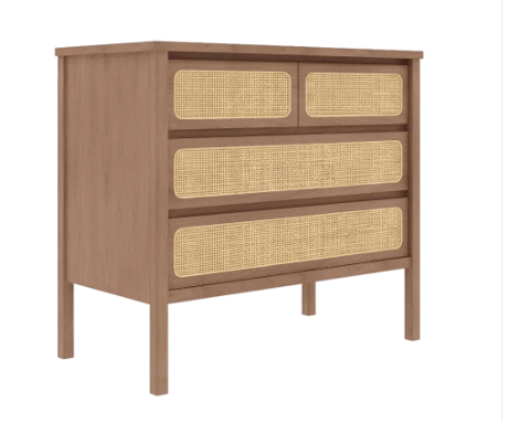 Cômoda Raízes 4 Gavetas Palha - 526