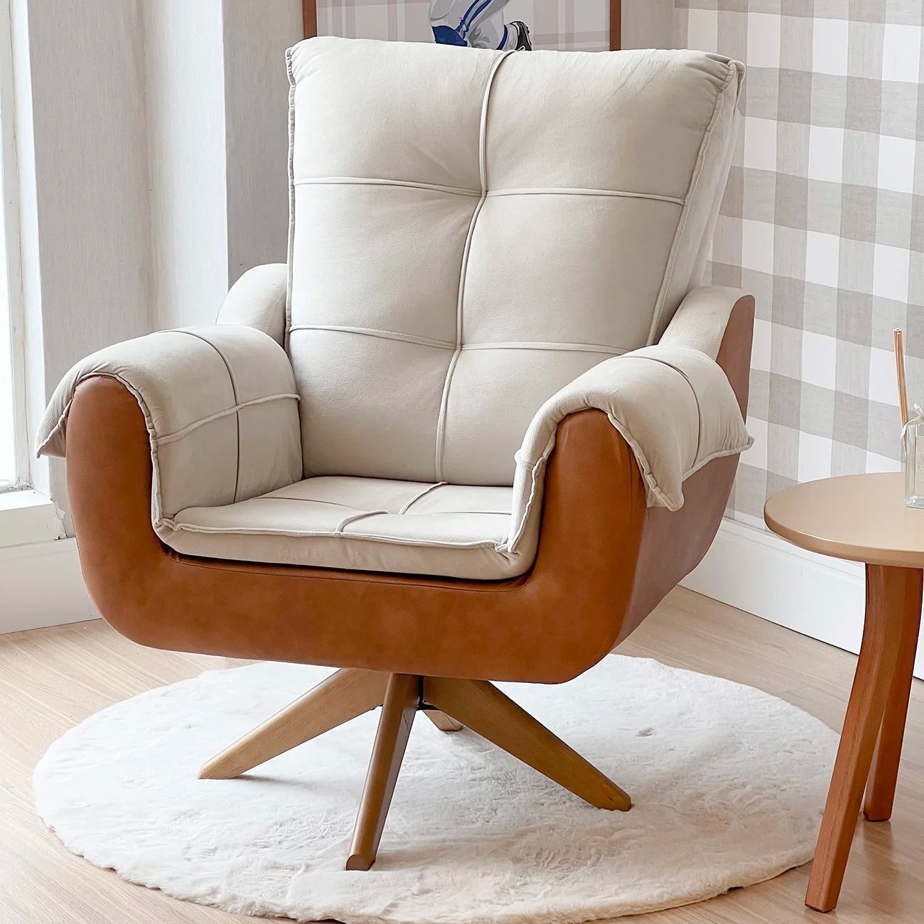 Poltrona Aviador + Pufe Aviador