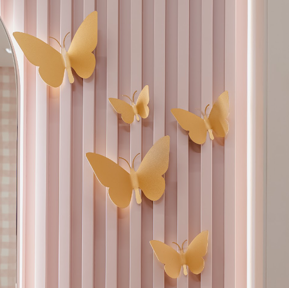 Borboletas Decorativas em Metal - Sonhos de Ninar - UND
