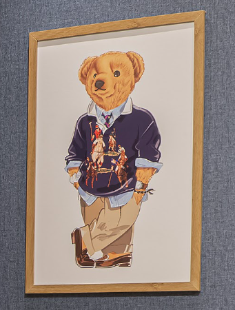 Quadro Decorativo Ursos Ralph Lauren