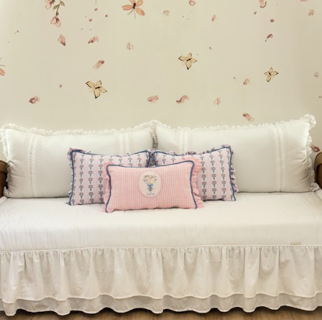 Kit Cama Percal 400 Fios com Nome Personalizado - 6 peças