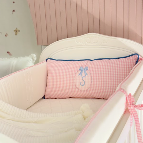 Kit Berço com Inicial Personalizada - 5 Peças