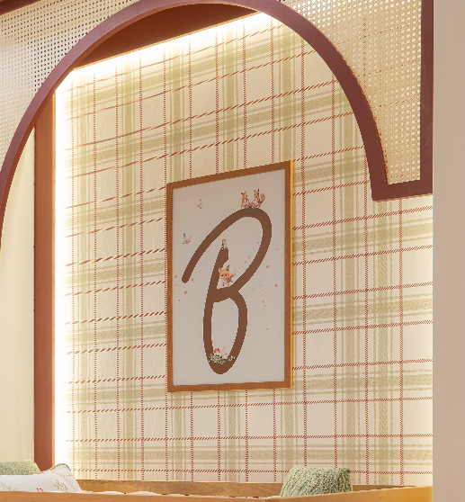 Papel de Parede Xadrez verde e vermelho