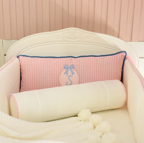 Kit Berço com Inicial Personalizada - 5 Peças
