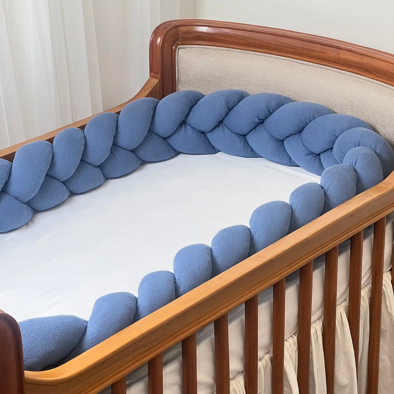 Trança Protetora GG no Tricot para Berço Cores