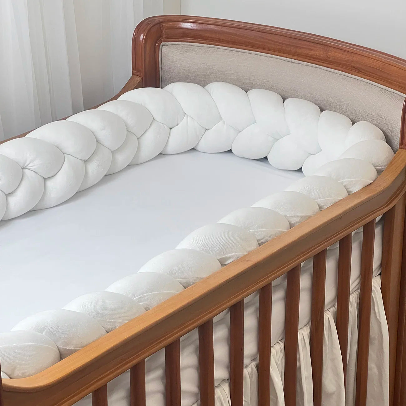 Trança Protetora GG no Tricot para Berço Cores