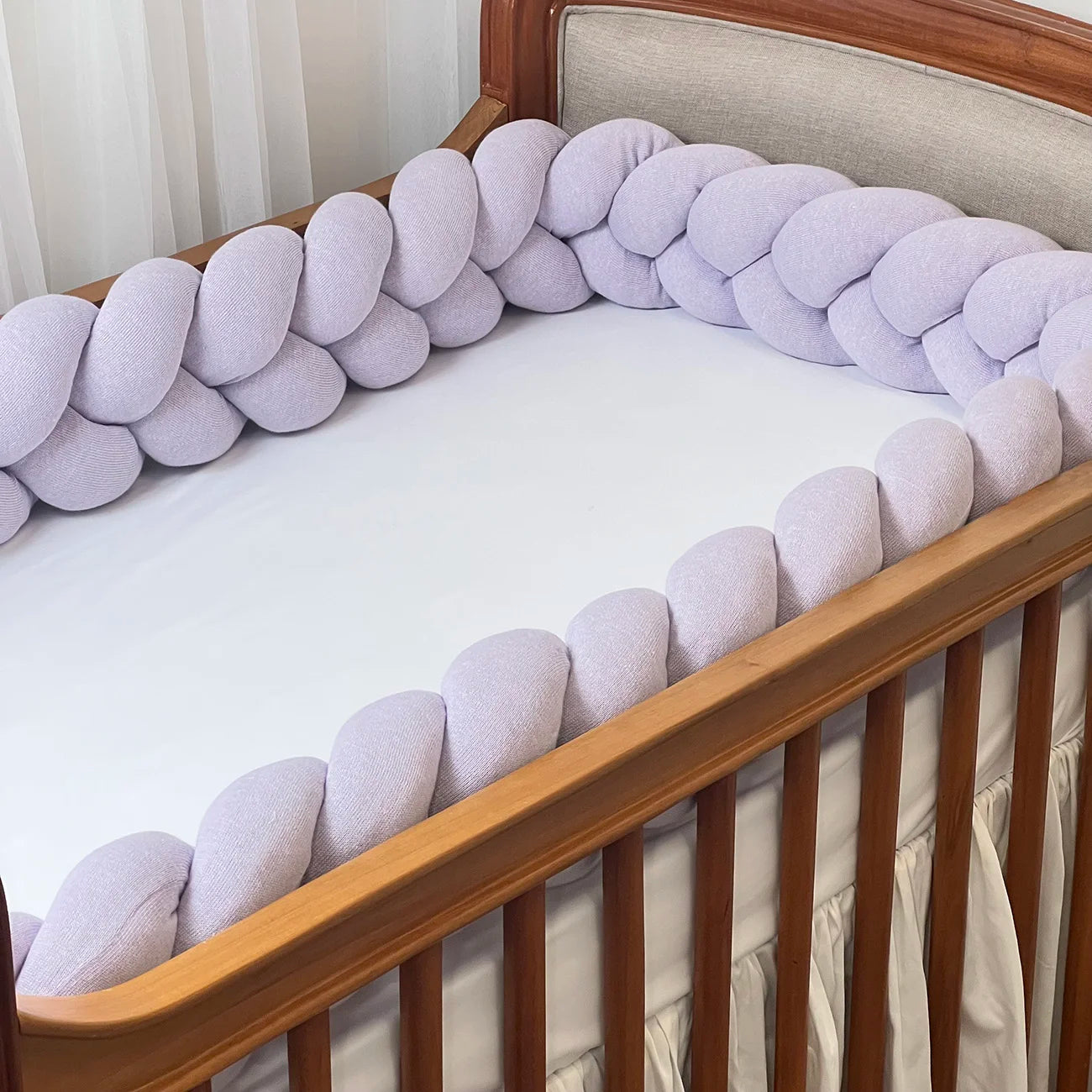 Trança Protetora GG no Tricot para Berço Cores