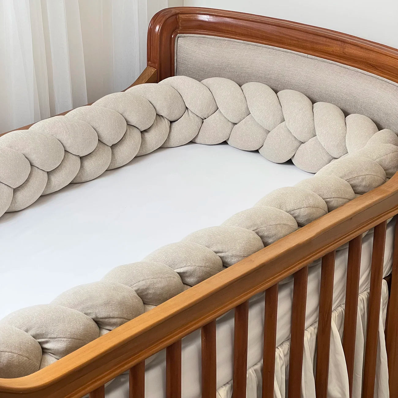 Trança Protetora GG no Tricot para Berço Cores