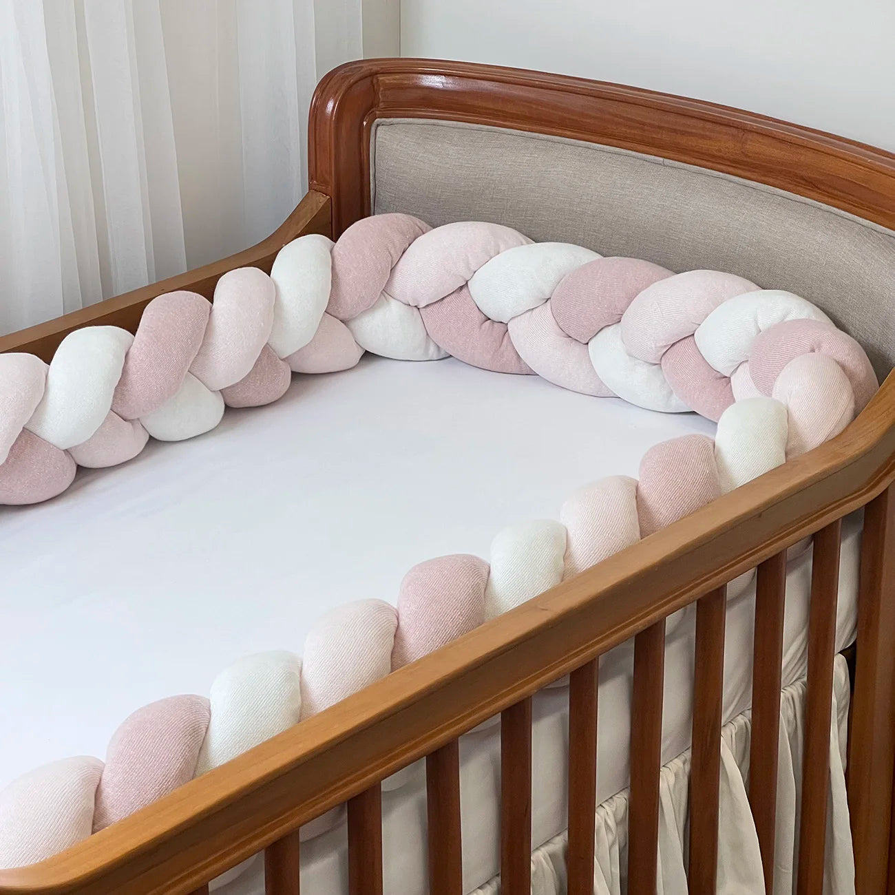 Trança Protetora GG no Tricot para Berço Tres Cores