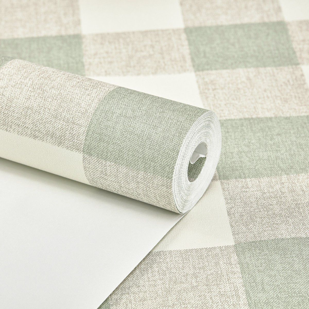 Papel de Parede Xadrez Linen para Quarto de Bebê | Sonhos de Ninar - 22504