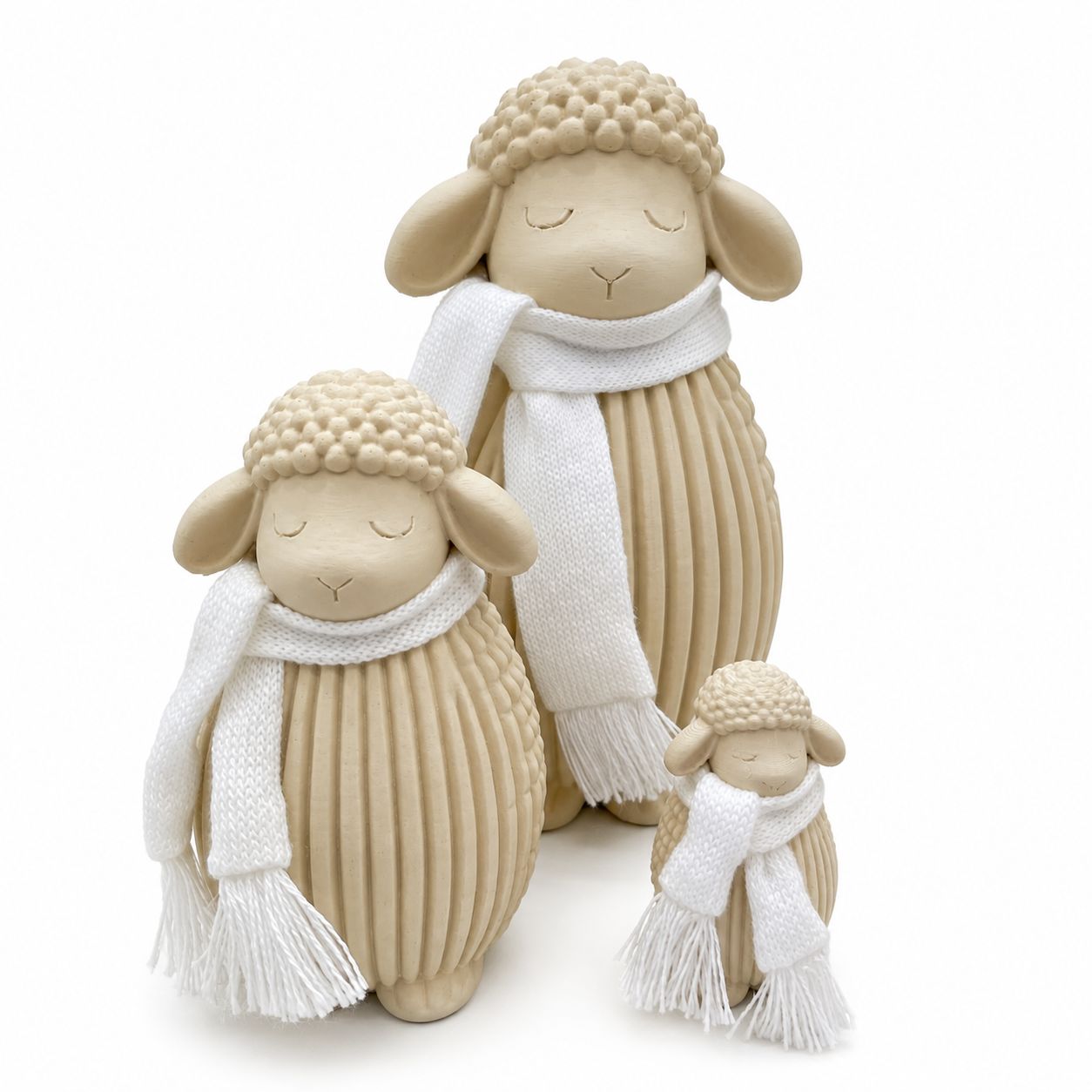 Trio de Ovelhas Aconchego – Decoração para Quarto de Bebê