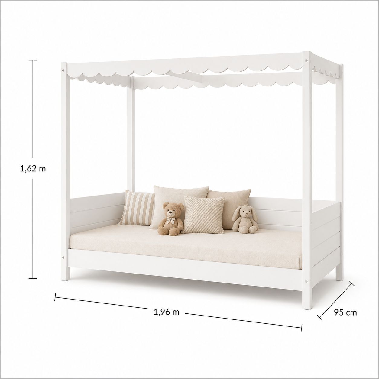 Cama Dossel Montessoriana 2 em 1