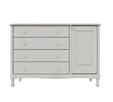 Cômoda Ópera 4 gavetas 1 porta - 526