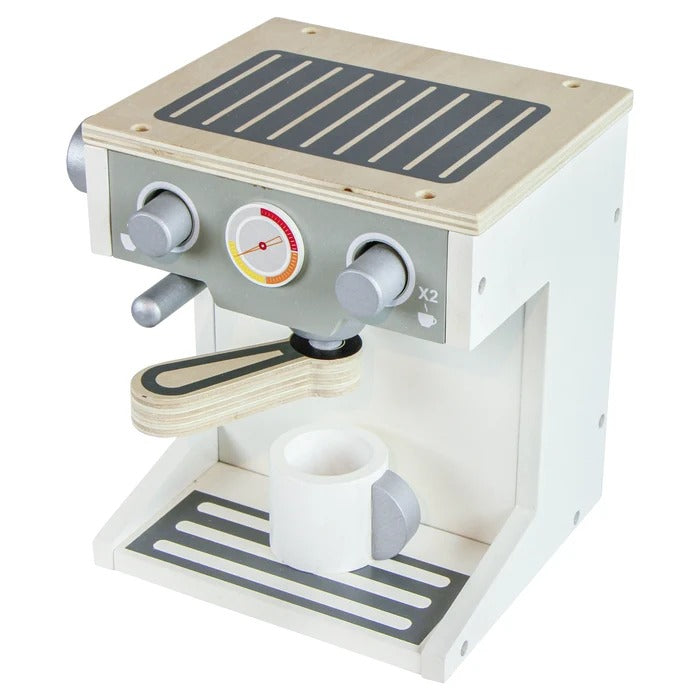 Cafeteira Infantil Petit Barista em Madeira com Xícara
