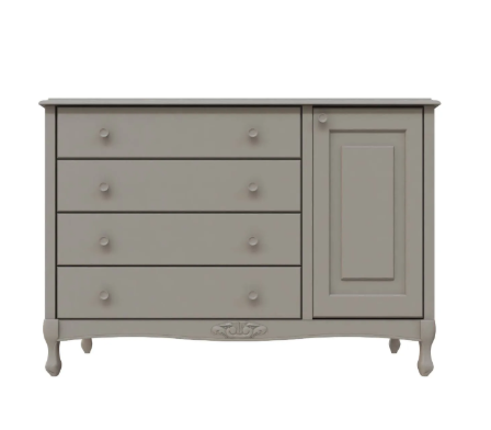 Cômoda Ópera 4 gavetas 1 porta - 526