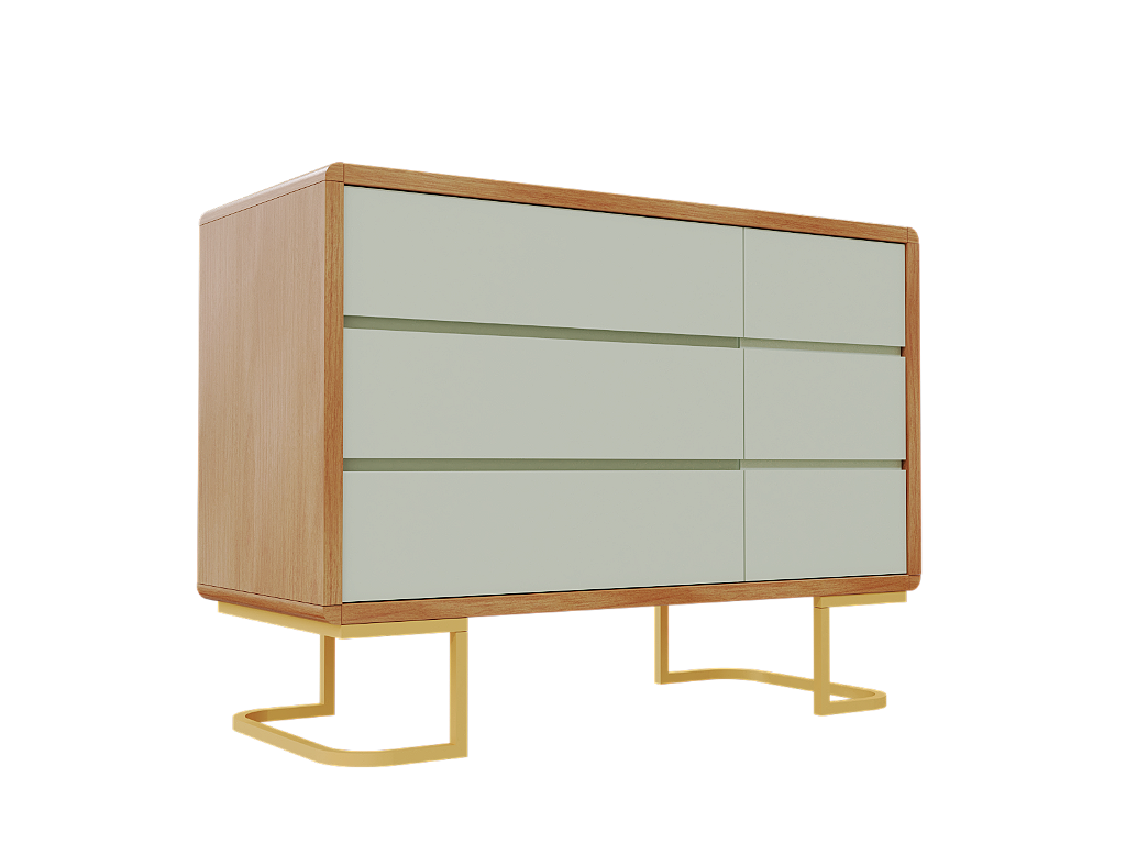 Cômoda Sonhos Up com Porta - Pés Metal - 526