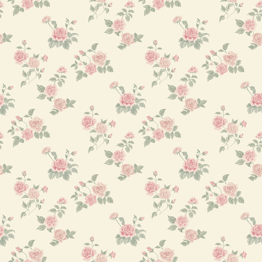 Papel de Parede Estampa Floral Memórias