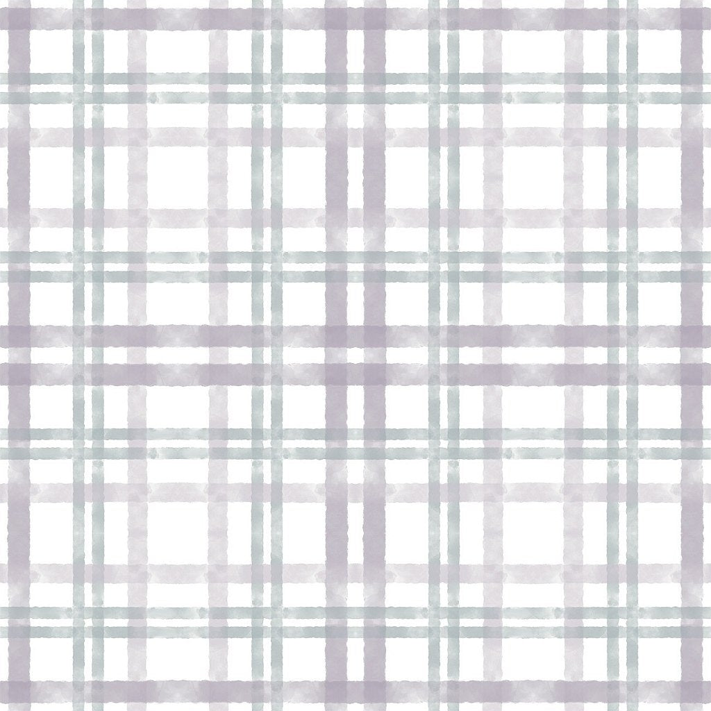 Papel de Parede Xadrez Lavandas