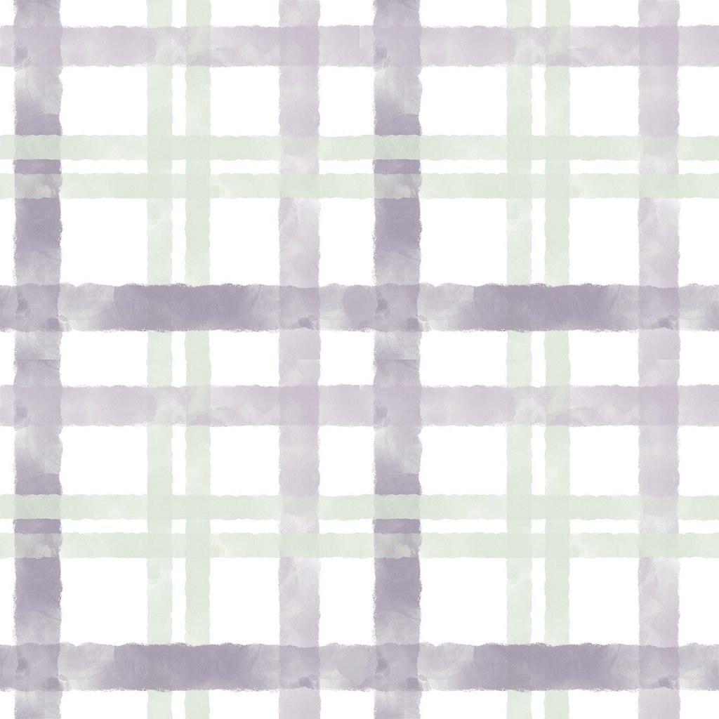 Papel de Parede Xadrez Lavandas