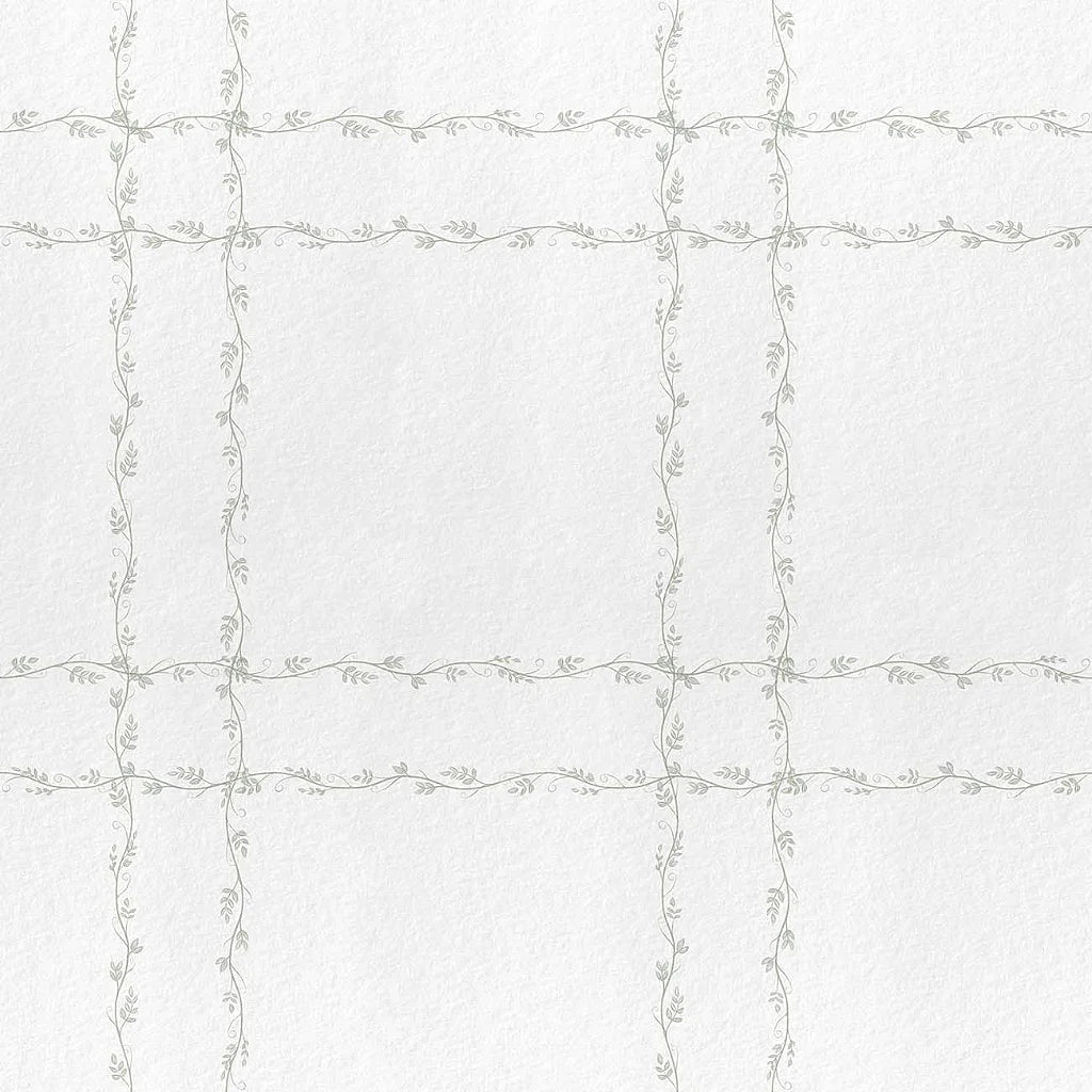 Papel de Parede Quadriculado Jardim dos Sonhos