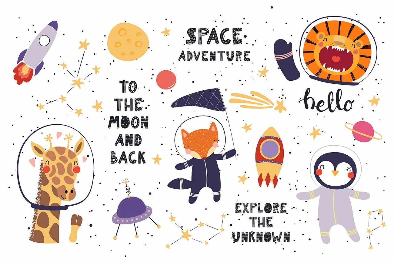 Papel de Parede Aventura Espacial