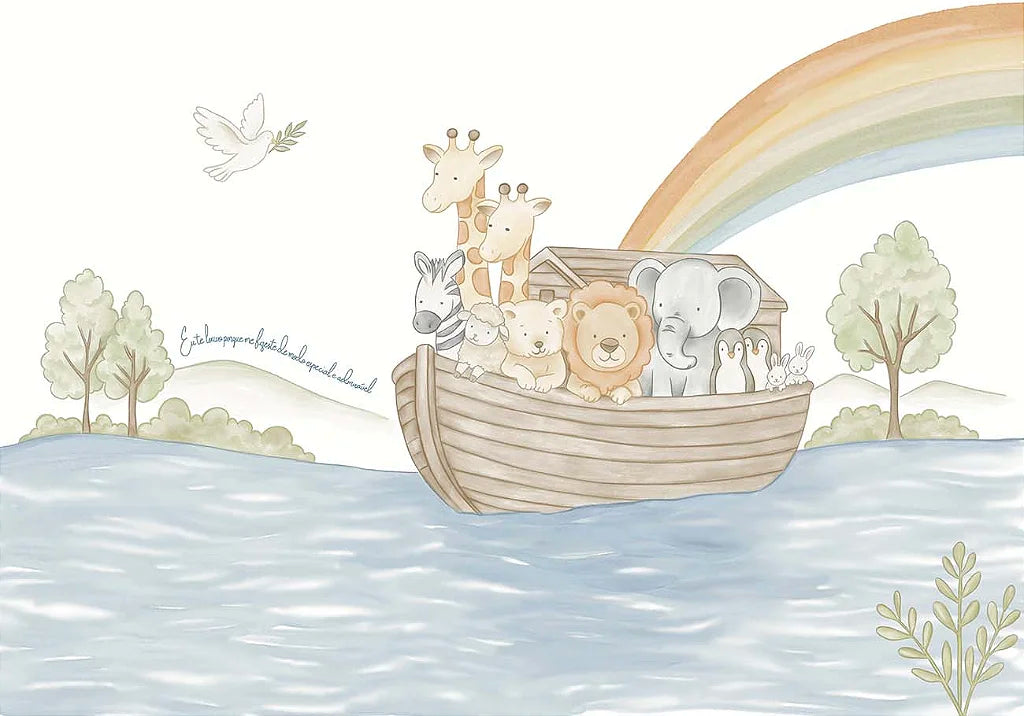 Papel de Parede Painel Arca de Noé 2