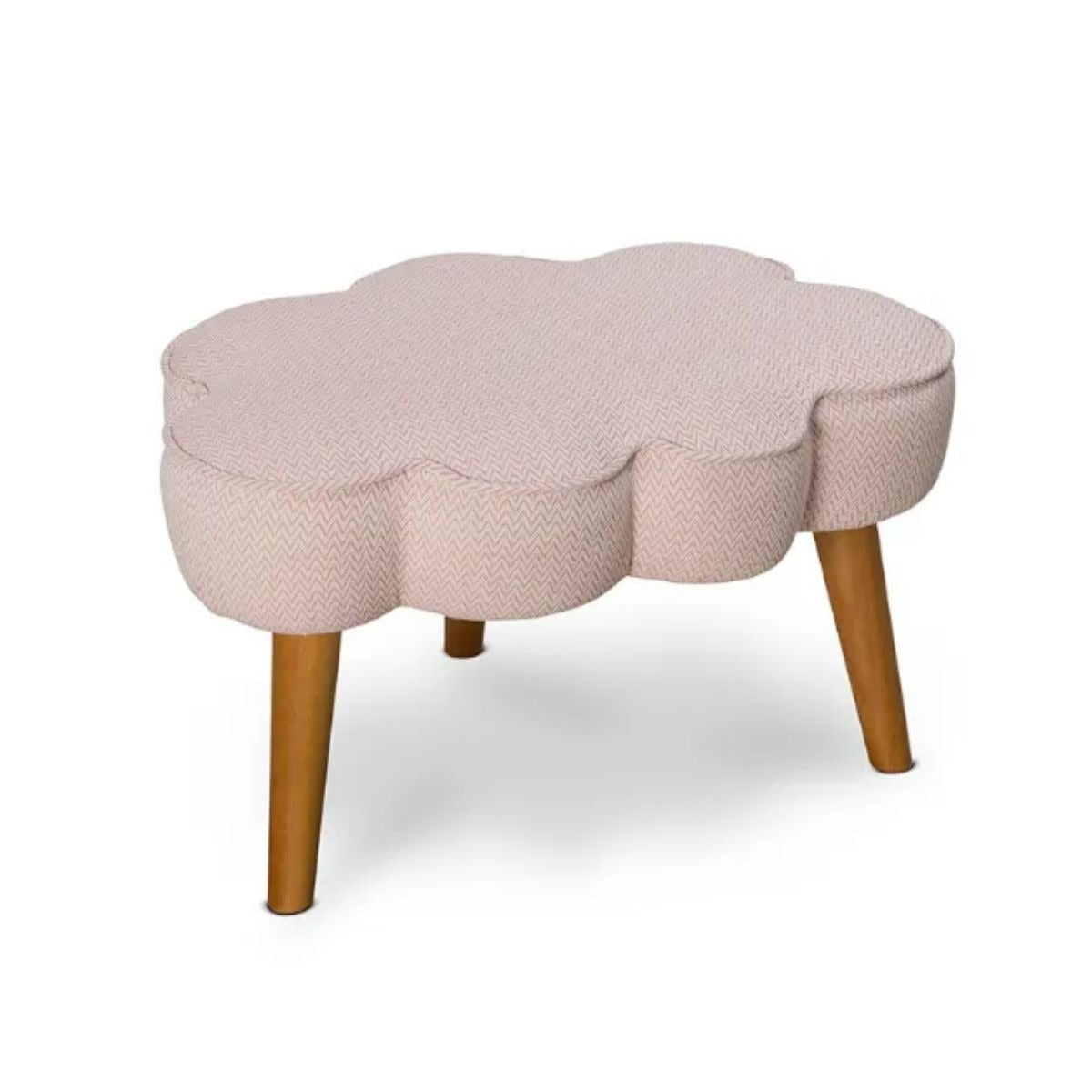 Pufe Nuvem Pés Madeira Baixo - 521