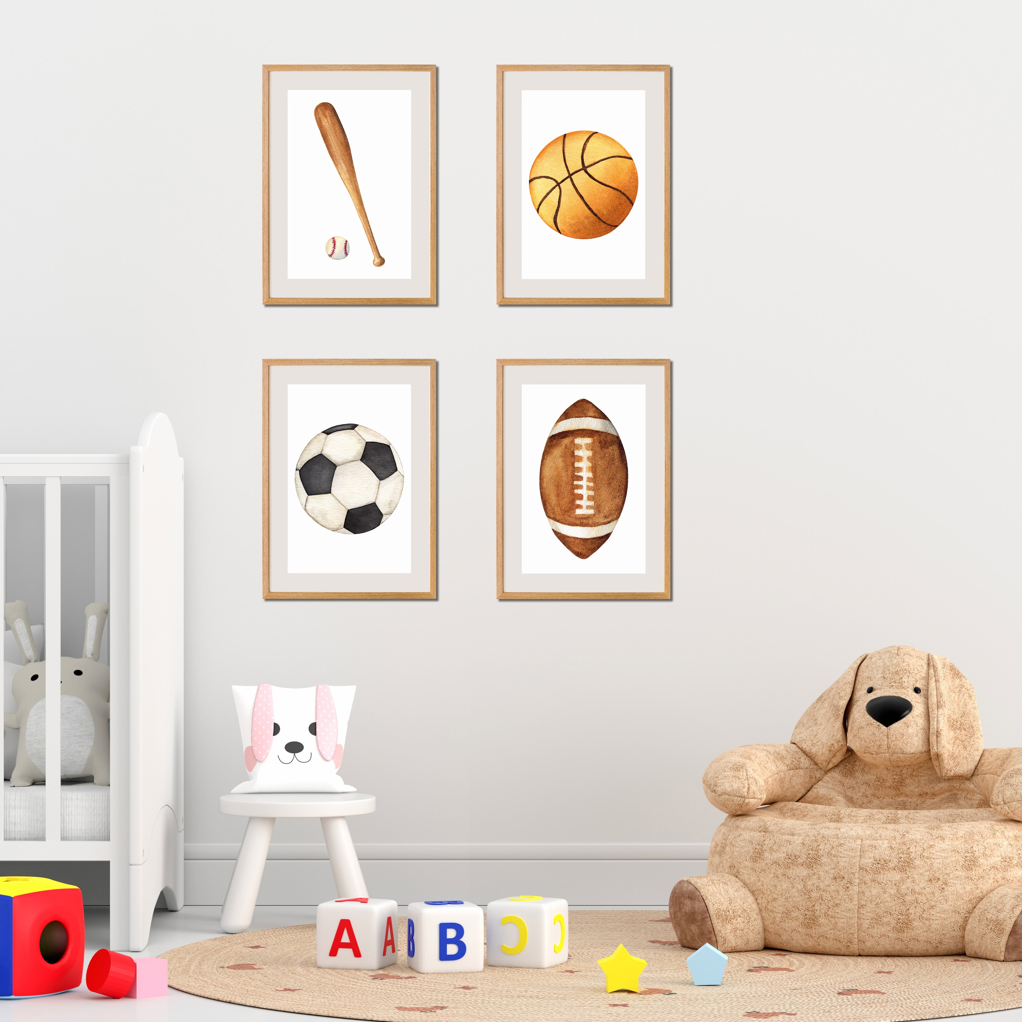 Quadros Decorativos Coleção Esportes