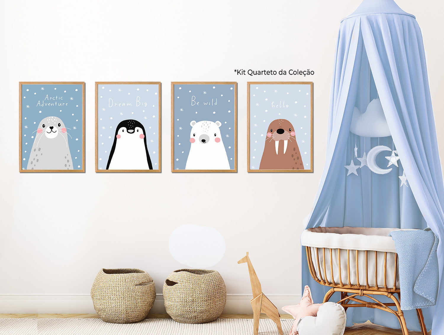 Quadros Decorativos Coleção Animais Polares