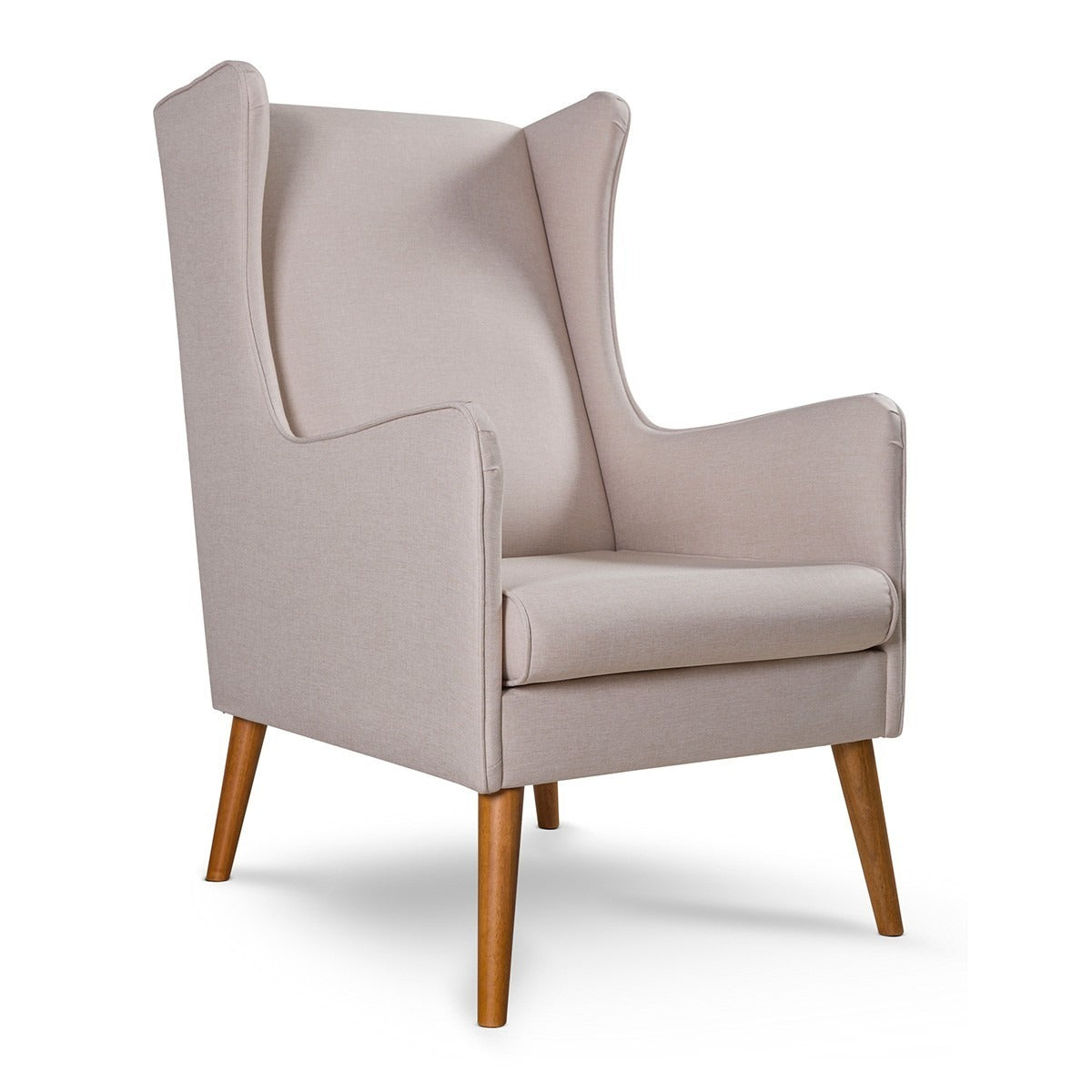 Poltrona Fox Pés Madeira Fixos (Sem Saia) - 521