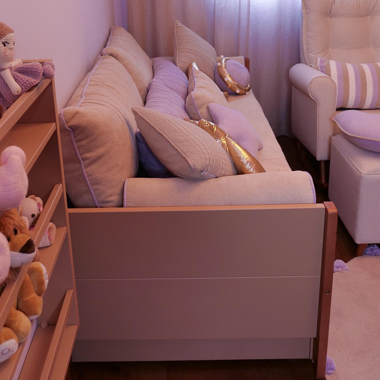 Kit de Cama Sarah - 8 Peças Personalizado com Inicial