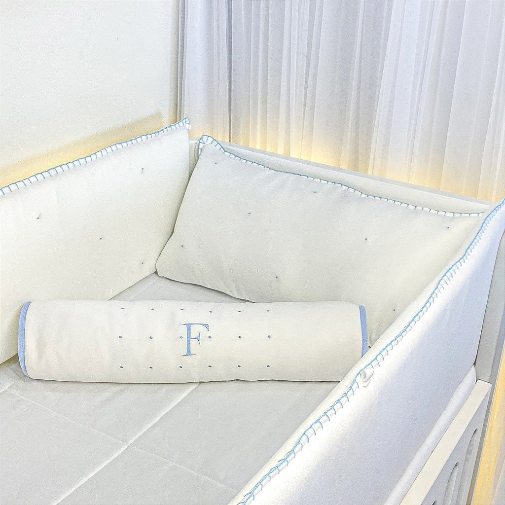 Kit Berço Toque de Seda com Inicial