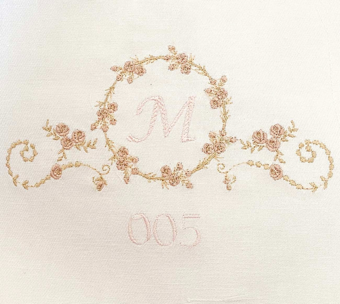 Jogo de Lençol para Berço Toque de Seda Personalizado com Bordado de Inicial