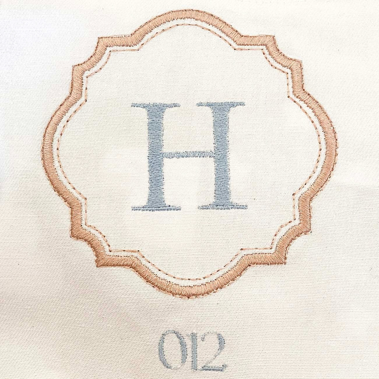 Jogo de Lençol para Berço Toque de Seda Personalizado com Bordado de Inicial