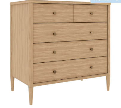Cômoda Sora 5 Gavetas - 526