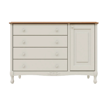 Cômoda Ópera 4 gavetas 1 porta - 526