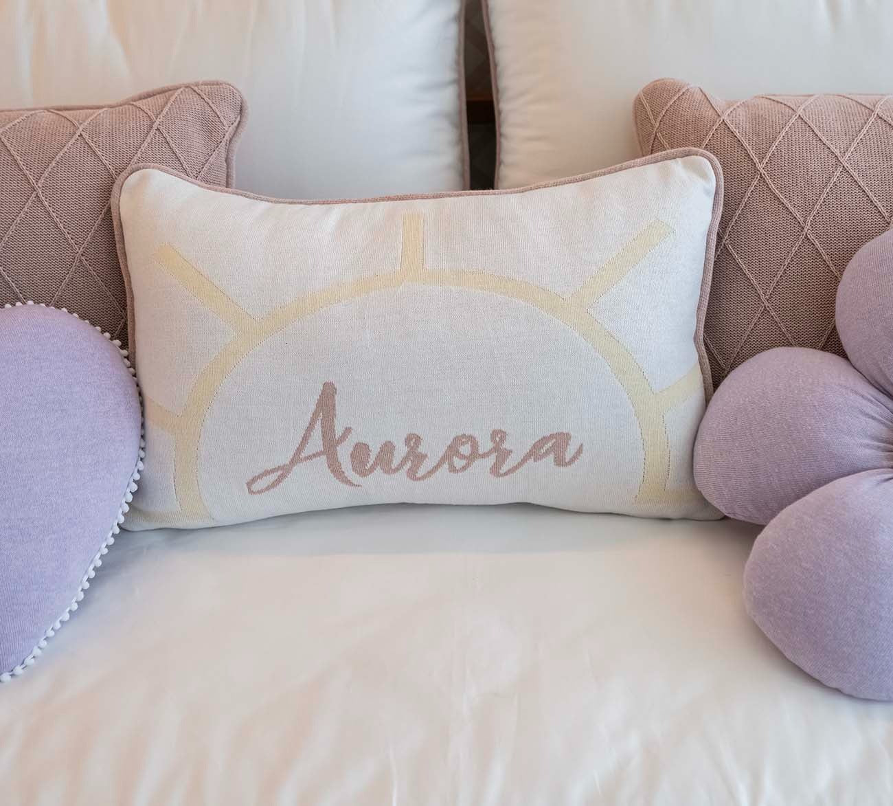 Kit de Cama Aurora - 8 Peças Personalizado com Nome