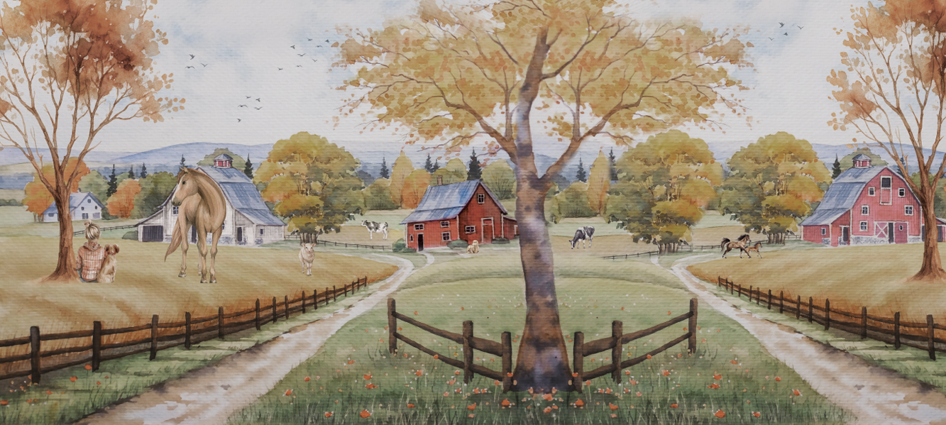 Papel de Parede Country - 1675