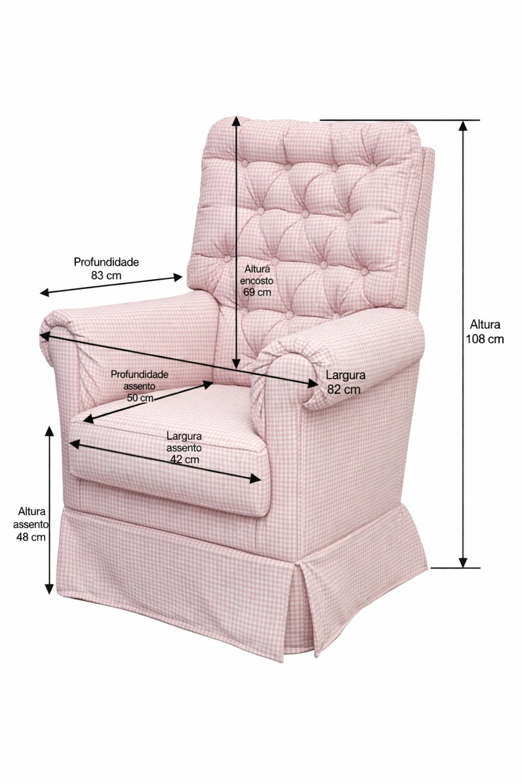 Poltrona Lumi Balanço e Giro - 520