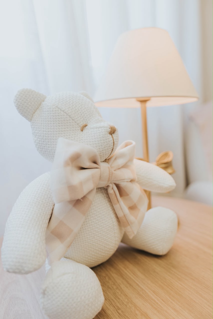 Almofada Urso Poly Linho Lincoln Coleção Bella - Milena
