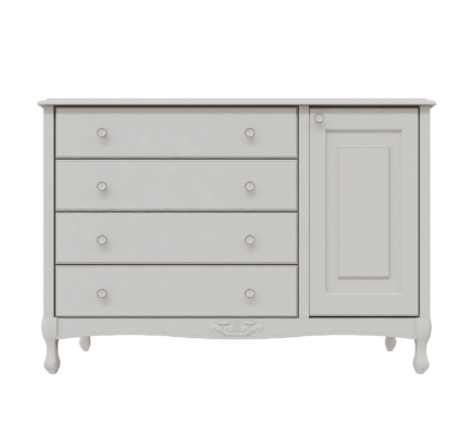 Cômoda Ópera 4 gavetas 1 porta - 526