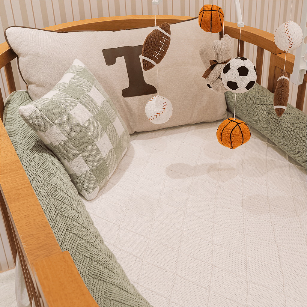 Kit berço com nome Personalizado Quarto 13 - 3 peças