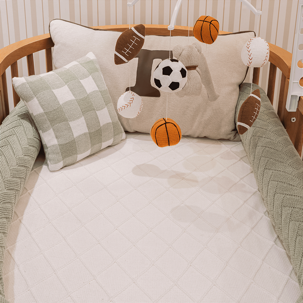 Kit berço com nome Personalizado Quarto 13 - 3 peças