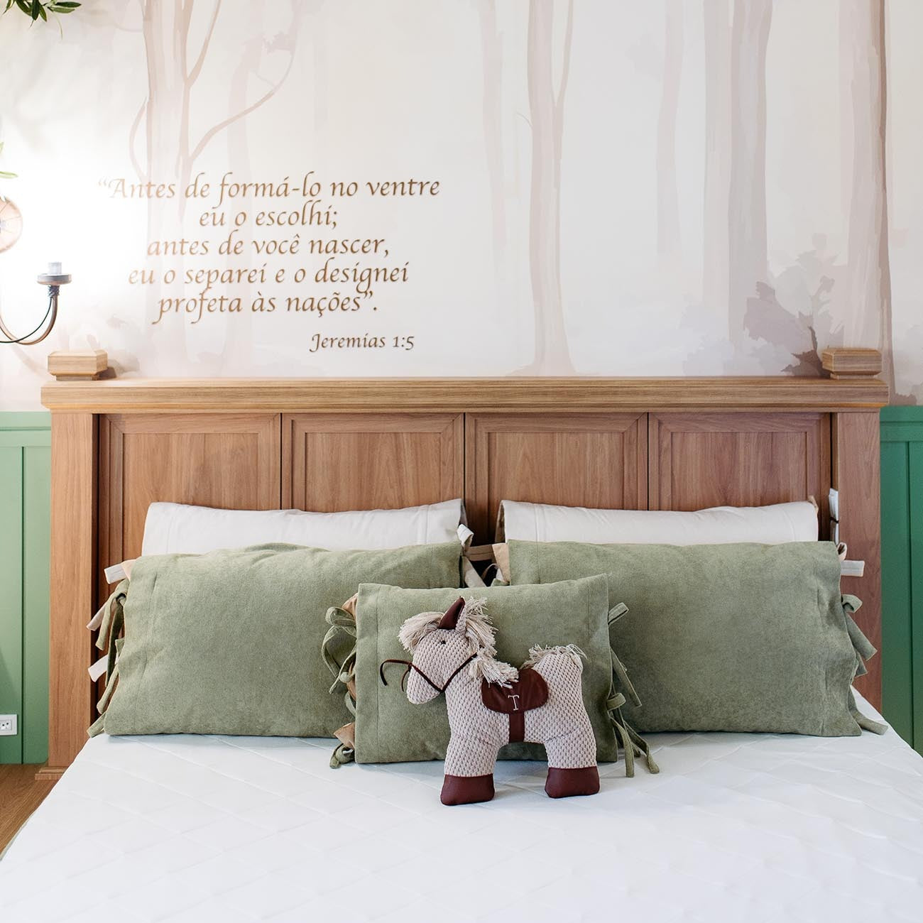 Almofada Cavalinho com Incial personalizada